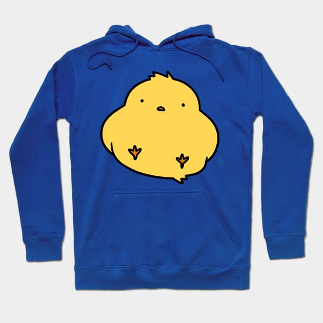 Chubby Yellow Bird Hoodie by saradaboru